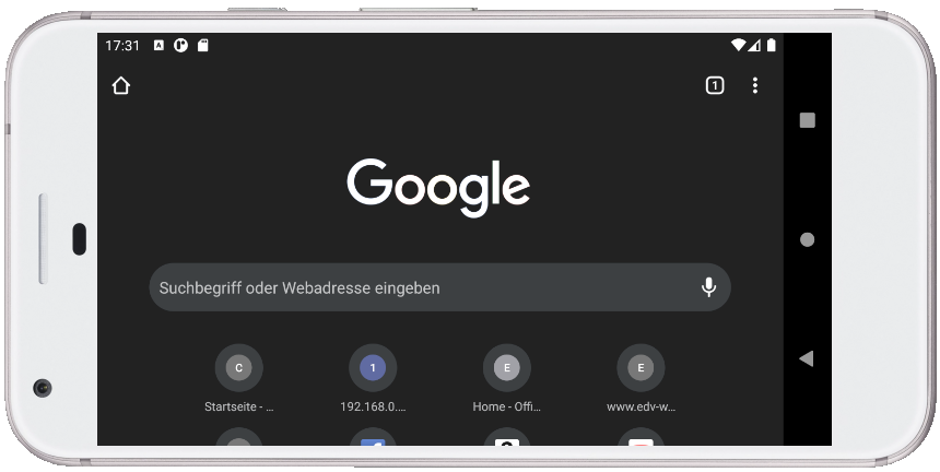 Abbildung Chrome für Android