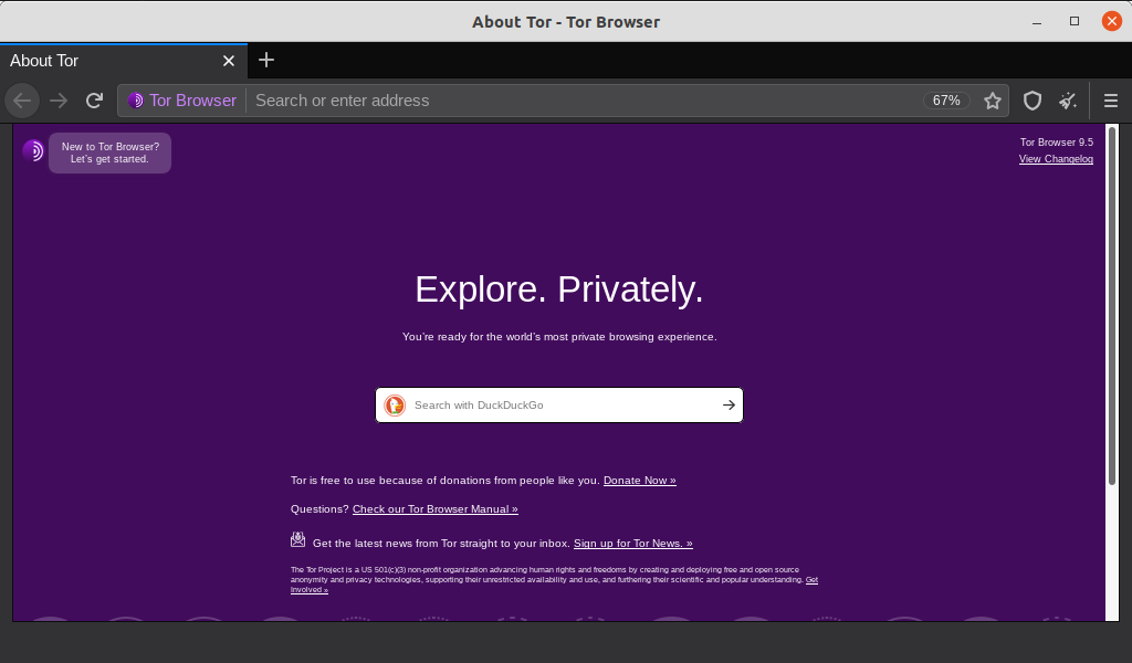 Tor Browser unter Linux